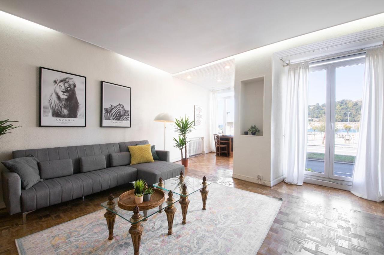 Apartamento Vistas A La Playa De La Concha, Apto Familiar Grande San Sebastián