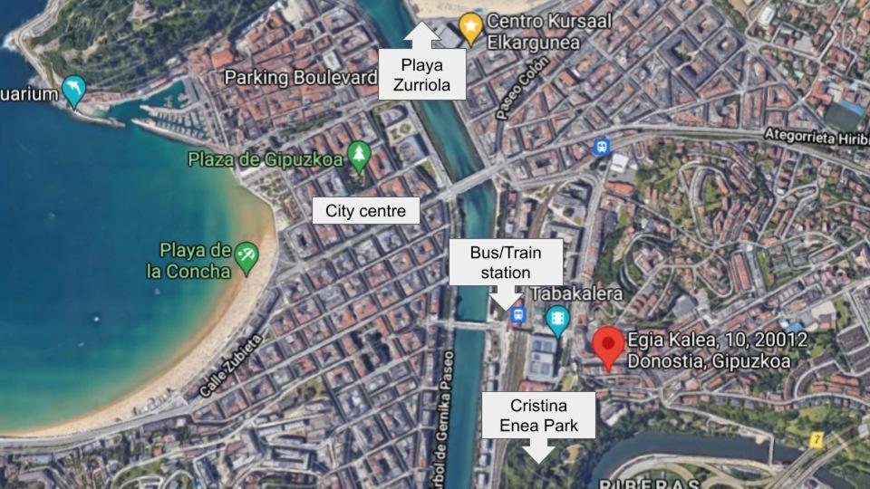 Centrico, Junto A Estacion De Bus/tren, Y Playas Apartment