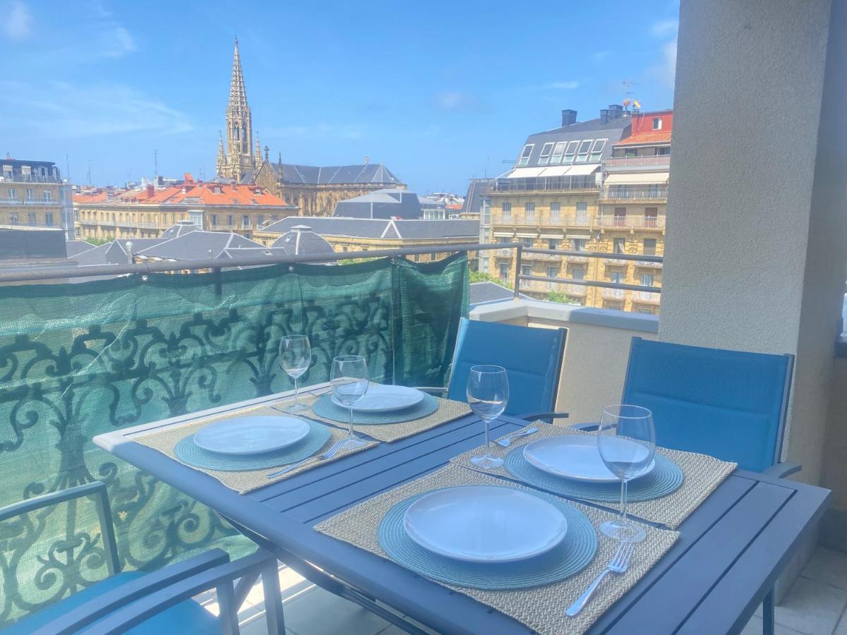 Mikain Terrace Cathedral View With Free Parking & Air Cond San Sebastian
