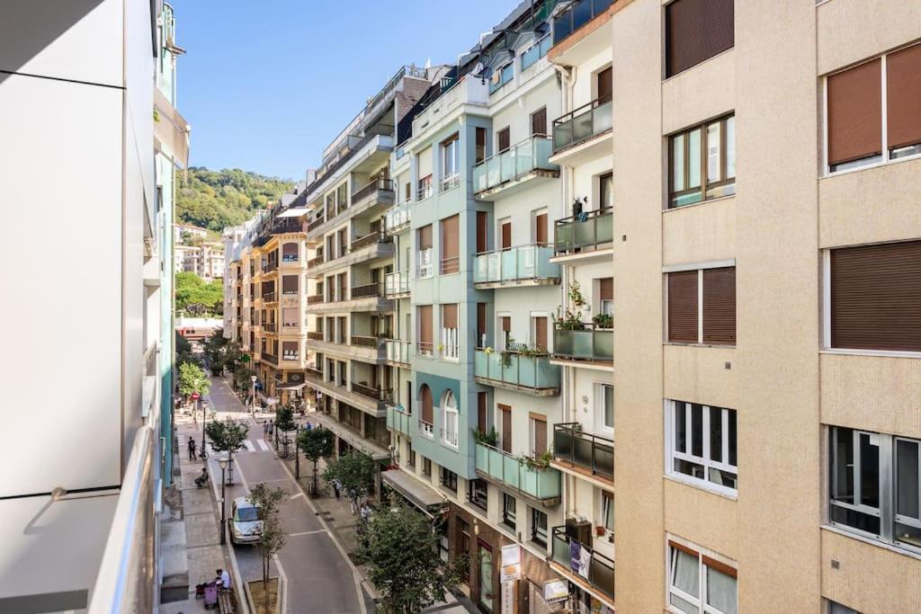 Terraza Playa Y Calle Peatonal Ess03377 Appartement San Sebastian